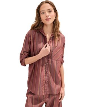 Le Bos Winnie Button Down - Red