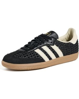 adidas Samba Og Woven Sneakers - Black