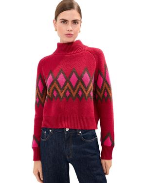 Le Bos Lindsay Turtleneck Sweater - Red