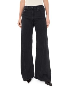 Mother The Lemon Twist Sneak Jeans - Black