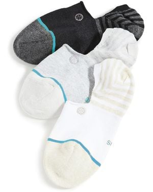 Stance Sensible 3 Pack Socks - White