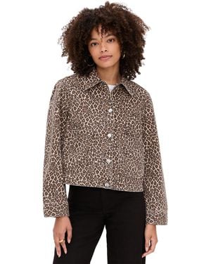 Madewell Denim Trapeze Jacket - Brown