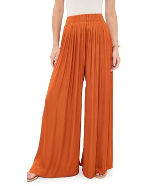 L'Agence Haylo Wide Leg Pull On Pants - Orange