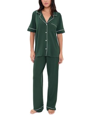 Eberjey Gisele Pajama Set - Green