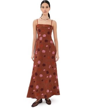 Lug Von Siga Sara Linen Dress - Red