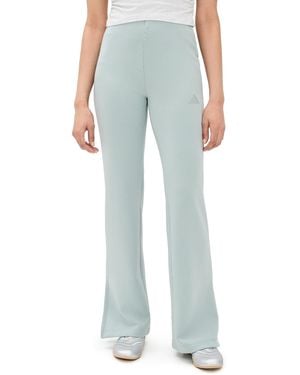 adidas Soft Lux Flared Pants - Blue