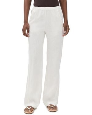 Enza Costa Linen Everywhere Pants - White