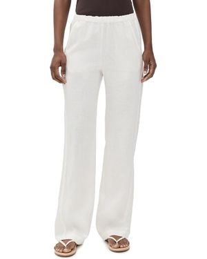 Enza Costa Linen Everywhere Pants - White