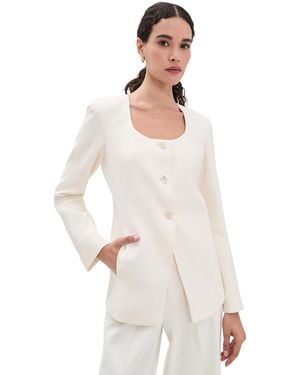PAIGE Edina Blazer - White