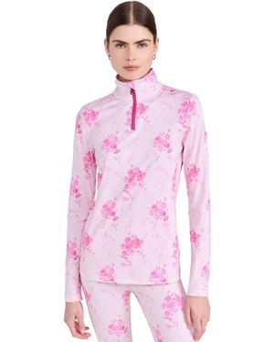 Bogner Fire + Ice Bogner Fire + Ice X Loveshackfancy Margo First Layer Top Glow - Pink