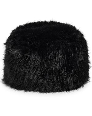 Apparis Margot Sable Pillbox Hat - Black