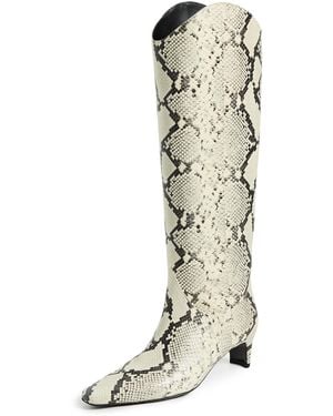 STAUD Western Wally Boots - Natural