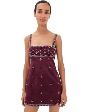 LoveShackFancy Casslouie Dress - Red