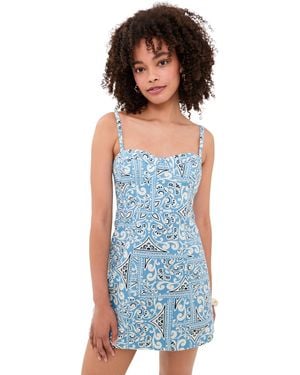 Cara Cara Claudine Mini Dress - Blue