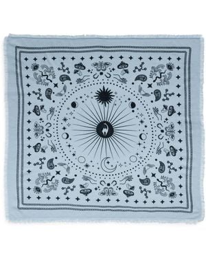 Freya Cosmic Rodeo Cashmere Scarf - Blue
