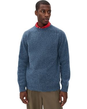 Howlin' Terry Flecked Wool Sweater - Blue