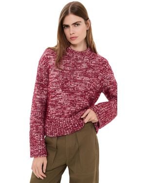 Rag & Bone Marlee Crew Sweater - Red