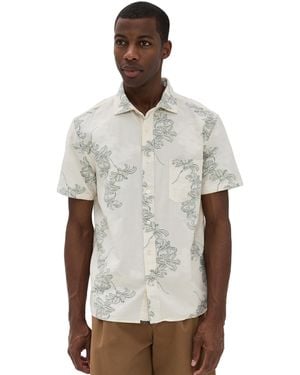 Billy Reid Watercolour Jacquard Treme Shirt - Multicolour