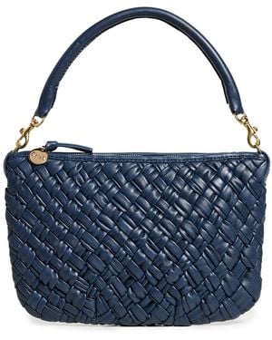 Clare V. Petit Moyen Messenger Bag - Blue