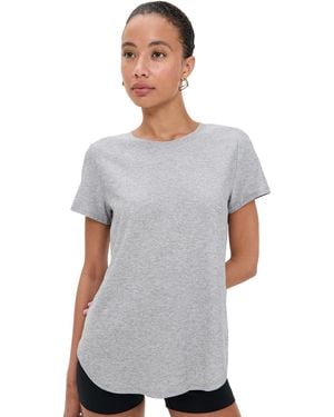 Beyond Yoga Featherweight On The Down Low Tee - White
