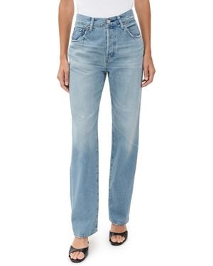 Moussy Mv Goulds Straight Leg Jeans - Blue