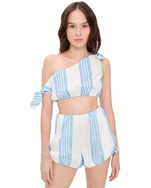 Posse Rosie Tie Top - Blue