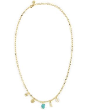 Gorjana Western Mini Charm Necklace - White