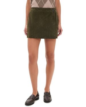 Blank NYC Suede Skirt - Green