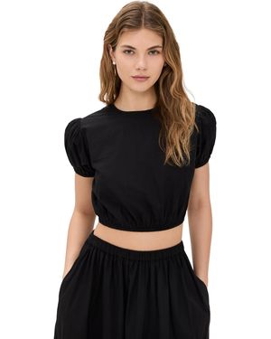 Playa Lucila Crew Top - Black