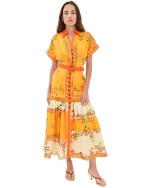 Saloni Riya Dress - Orange