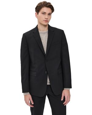 Theory Chambers Stretch Wool Blazer - Black