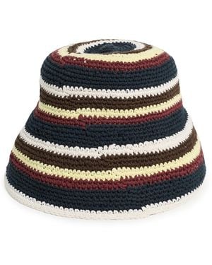 Madewell Crochet Knit Bucket Hat - Black