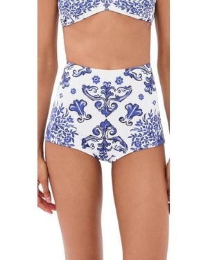 Bananhot Don High-Rise Bikini Bottoms - Blue