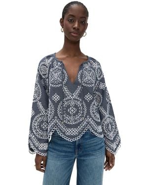 Cleobella Citali Blouse - Blue