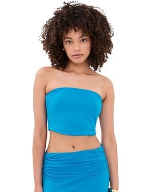 Ramy Brook Solid Raya Top - Blue