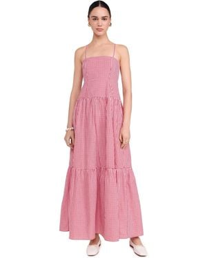 Playa Lucila Square Neck Maxi Dress - Pink
