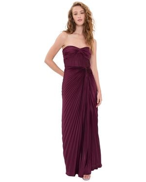 AMUR Joyceann Sweetheart Gown - Purple