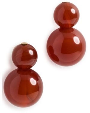 Jennifer Behr Cara Earrings - Red