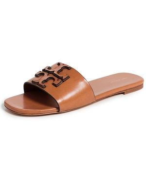 Tory Burch Ines Flat Slides - Natural