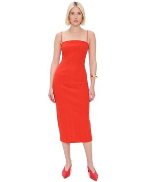Misha The 'Irisa' Bonded Dress - Red