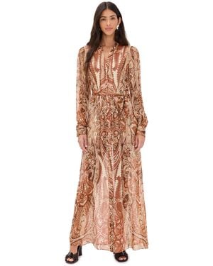 Hemant & Nandita Maxi Dress - Natural