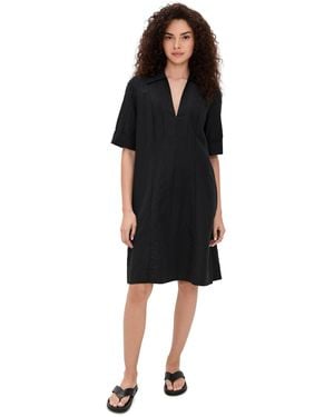 Vince A-Line Short Dress - Black