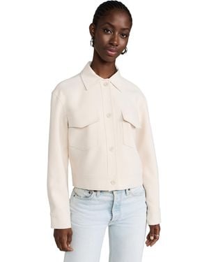 Susana Monaco Pebble Weave Oversized Cargo Jacket 7 - Multicolor