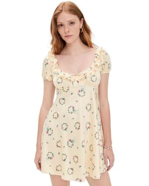 For Love & Lemons Jaida Mini Dress - Natural