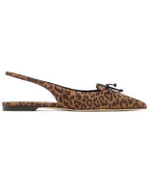 Rupert Sanderson Quito Leopardino Suede - Brown