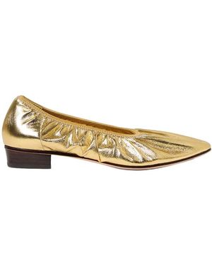 Loeffler Randall Tove Leather Ballet Flat - Metallic