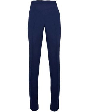 Edeline Lee Flat Front Trouser - Blue