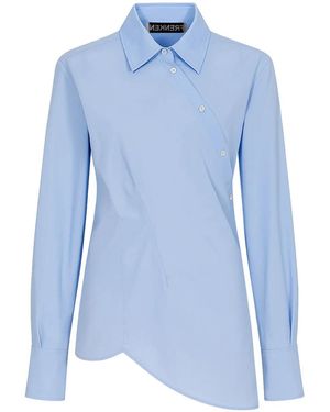 frenken Twisted Cotton Light Shirt - Blue