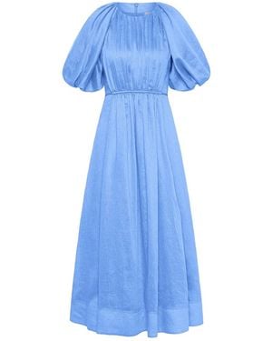 Aje. Alma Midi Dress - Blue