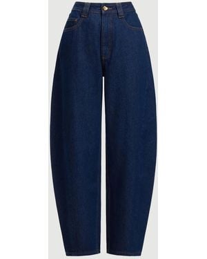 Aje. Stevie Barrel Ankle Jean - Blue